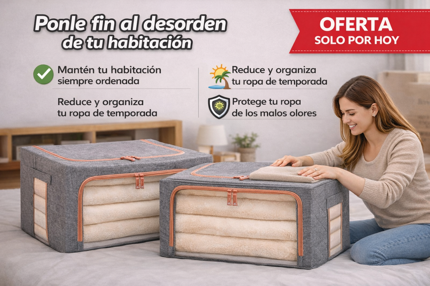 Olvídate del desorden y ordena tu vida.